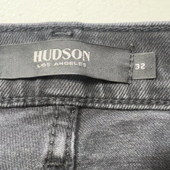 Hudson Jeans Los Angeles Elly Taper Black Denim Jeans Men’s Size 32 - Picture 7 of 12